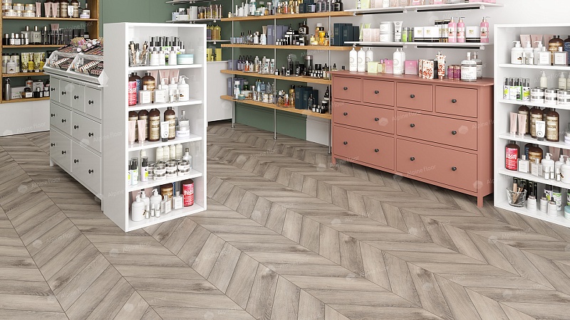 SPC плитка Alpine Floor Chevron ECO 18-8