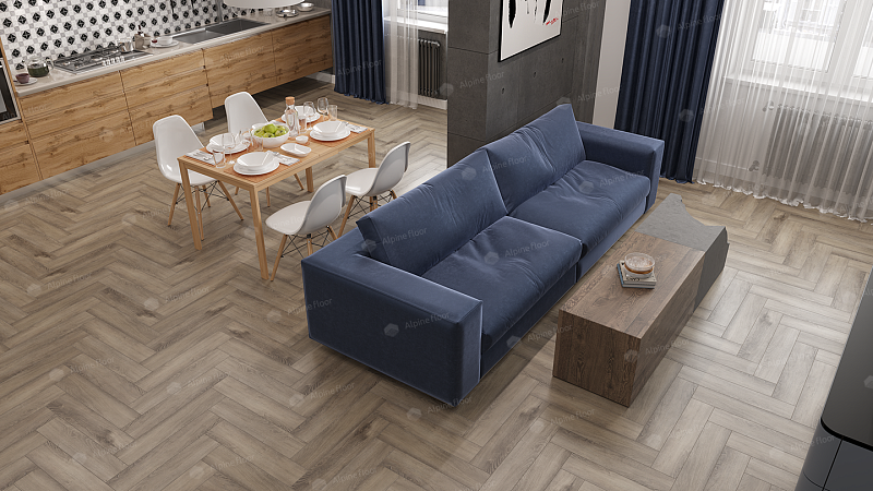 ПВХ плитка Alpine Floor LVT  ECO 16-15