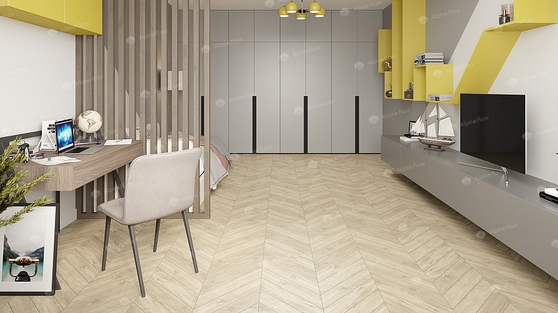 SPC плитка Alpine Floor Chevron ECO 18-7
