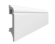 Плинтус ESPUMO Белый 301 80х16х2400 мм