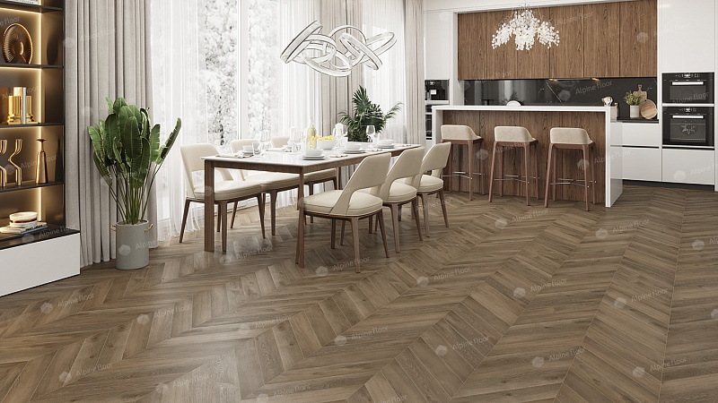 SPC плитка Alpine Floor Chevron ECO 18-5